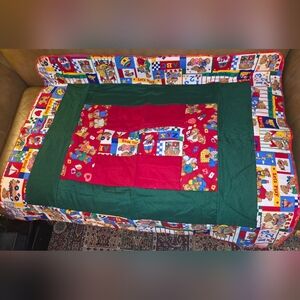 Colorful Kid's Bear Quilt